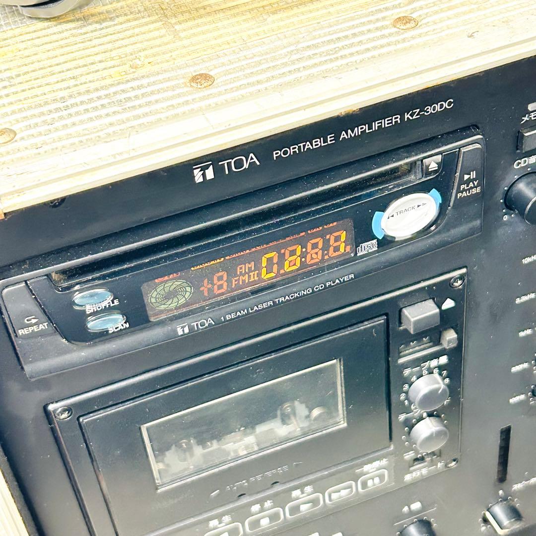 希少 現状品 TOA 移動用PAアンプシステム KZ-30DC ポータブル