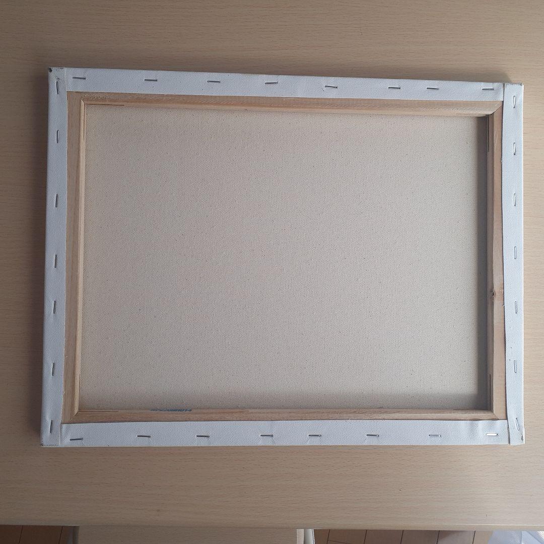 油絵　「白い風車小屋」サイズF6