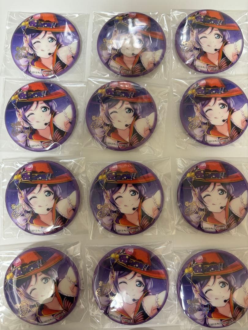 ラブライブ　コミケ　C102　ブシロード　東條希 　サイン入り缶バッジ　21個