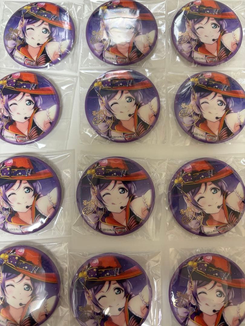 ラブライブ　コミケ　C102　ブシロード　東條希 　サイン入り缶バッジ　21個