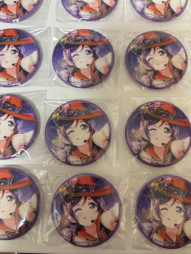 ラブライブ　コミケ　C102　ブシロード　東條希 　サイン入り缶バッジ　21個