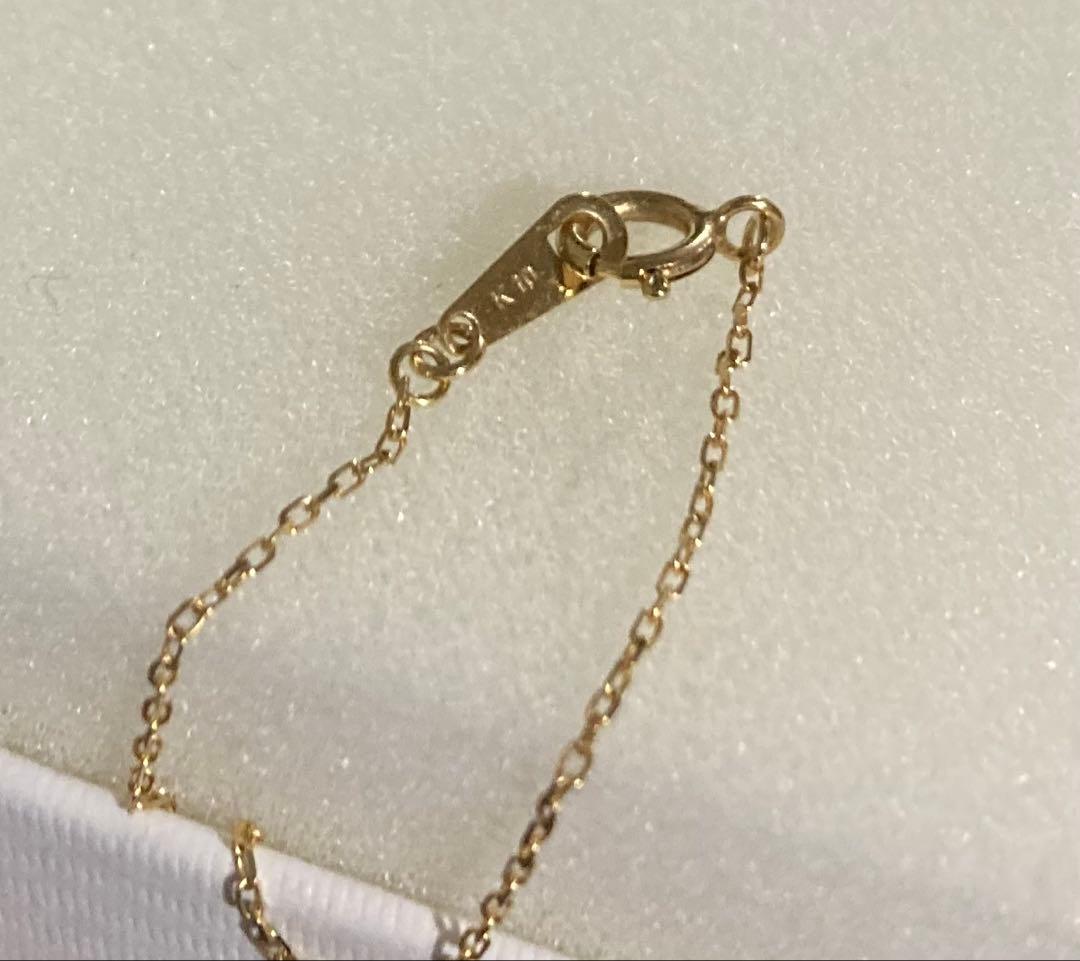 ジュエリーツツミk10イエローゴールドグリーンアメジストネックレス・ピアスセット