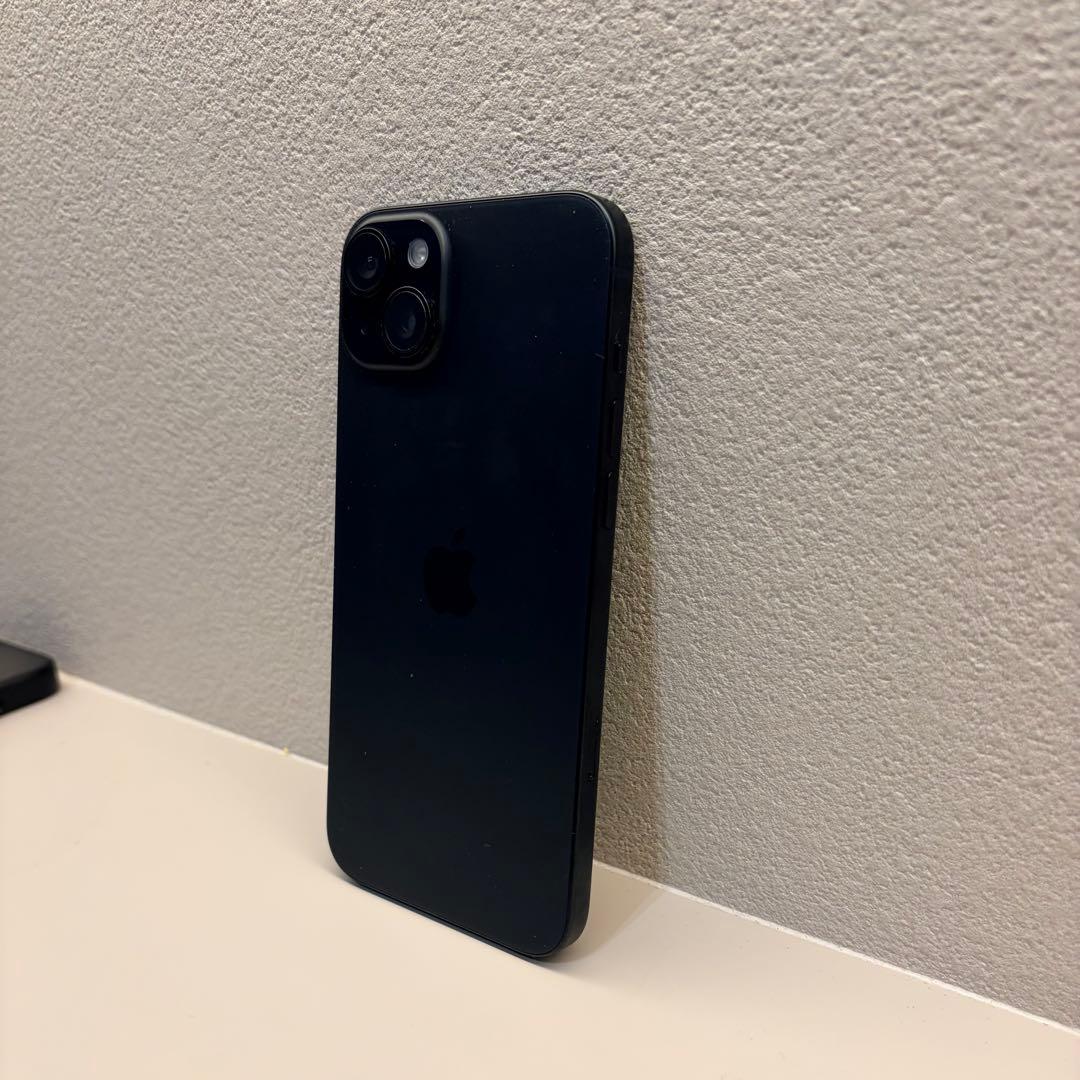 iPhone 15Plus 128GB ブラック TORRASケース付き