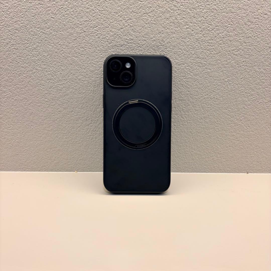 iPhone 15Plus 128GB ブラック TORRASケース付き