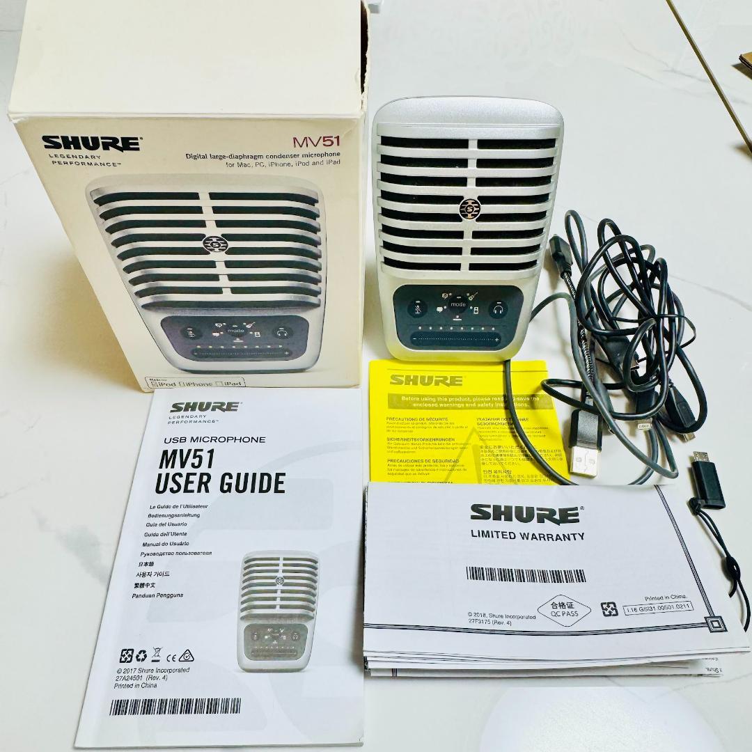 SHURE (シュア) コンデンサーマイク MV51
