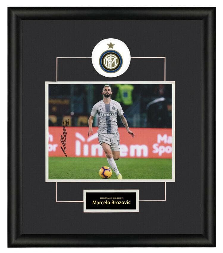 直筆サイン入り写真 マルセロ・ブロゾヴィッチ FCインテル・ミラノ SA鑑定済