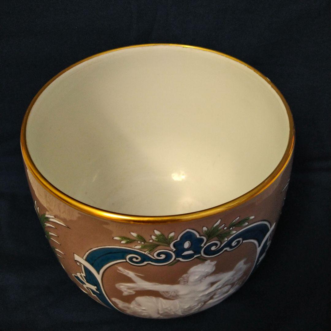 リモージュ(Limoges)パテシュールパテ『女神と天使文花瓶』