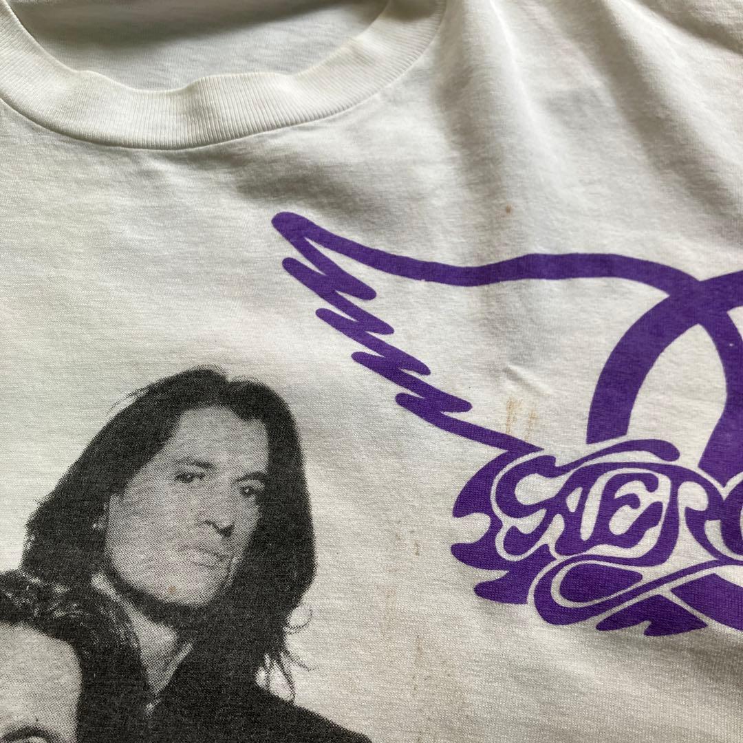 90s AEROSMITH GET A GRIP XL オーバープリント 総柄