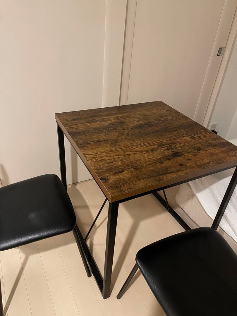 ダイニングテーブル 正方形 ダークブラウン