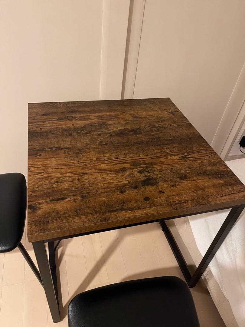 ダイニングテーブル 正方形 ダークブラウン