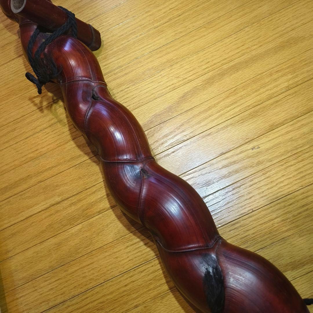 茶道具 煤竹結界 観音竹 骨董 時代物 旧家蔵出し アンティーク 蒐集家古美術