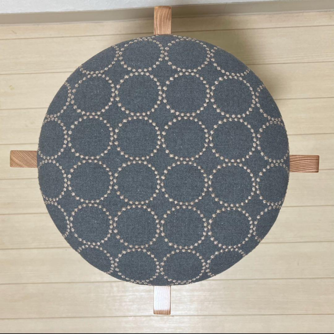 ミナペルホネン dop タンバリン 角脚 スツール 【グレー】椅子 スタッキング