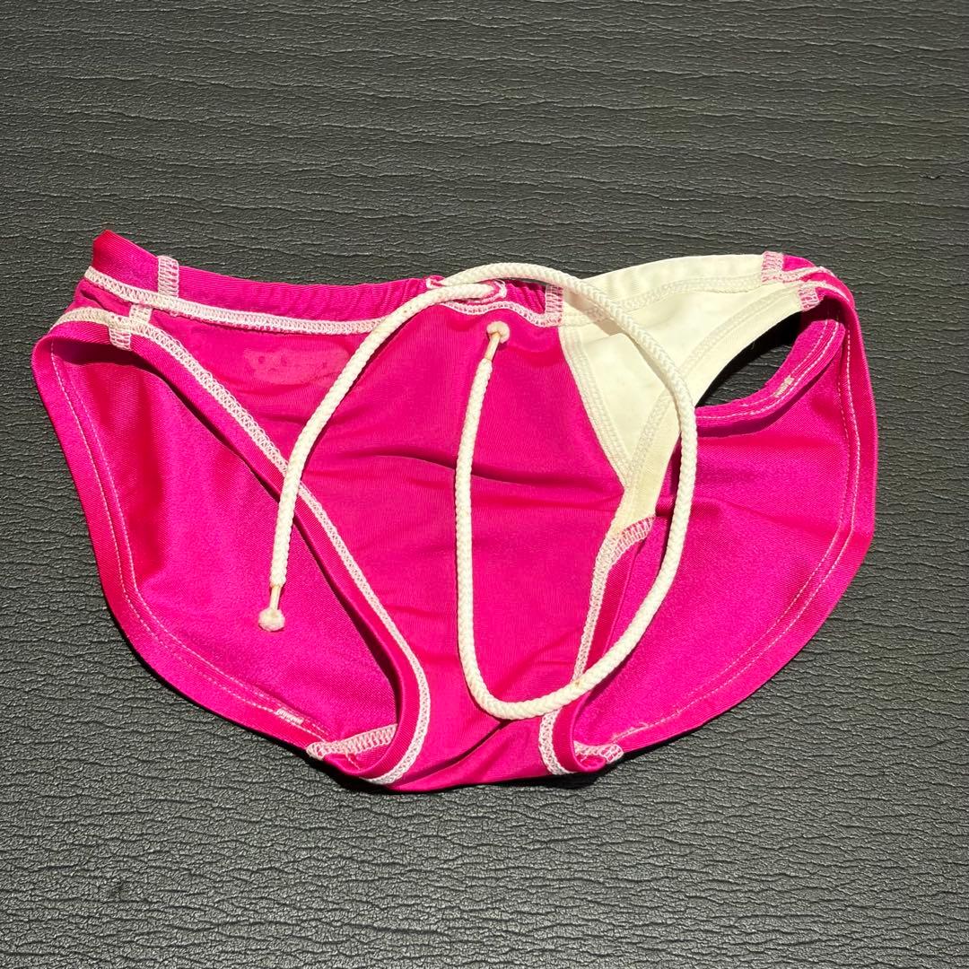 Speedo 競泳水着 ピンク/ホワイト 140サイズ