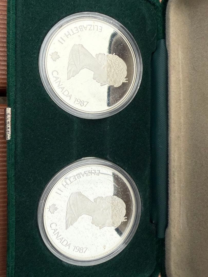 1987年 カナダ カルガリーオリンピック記念硬貨