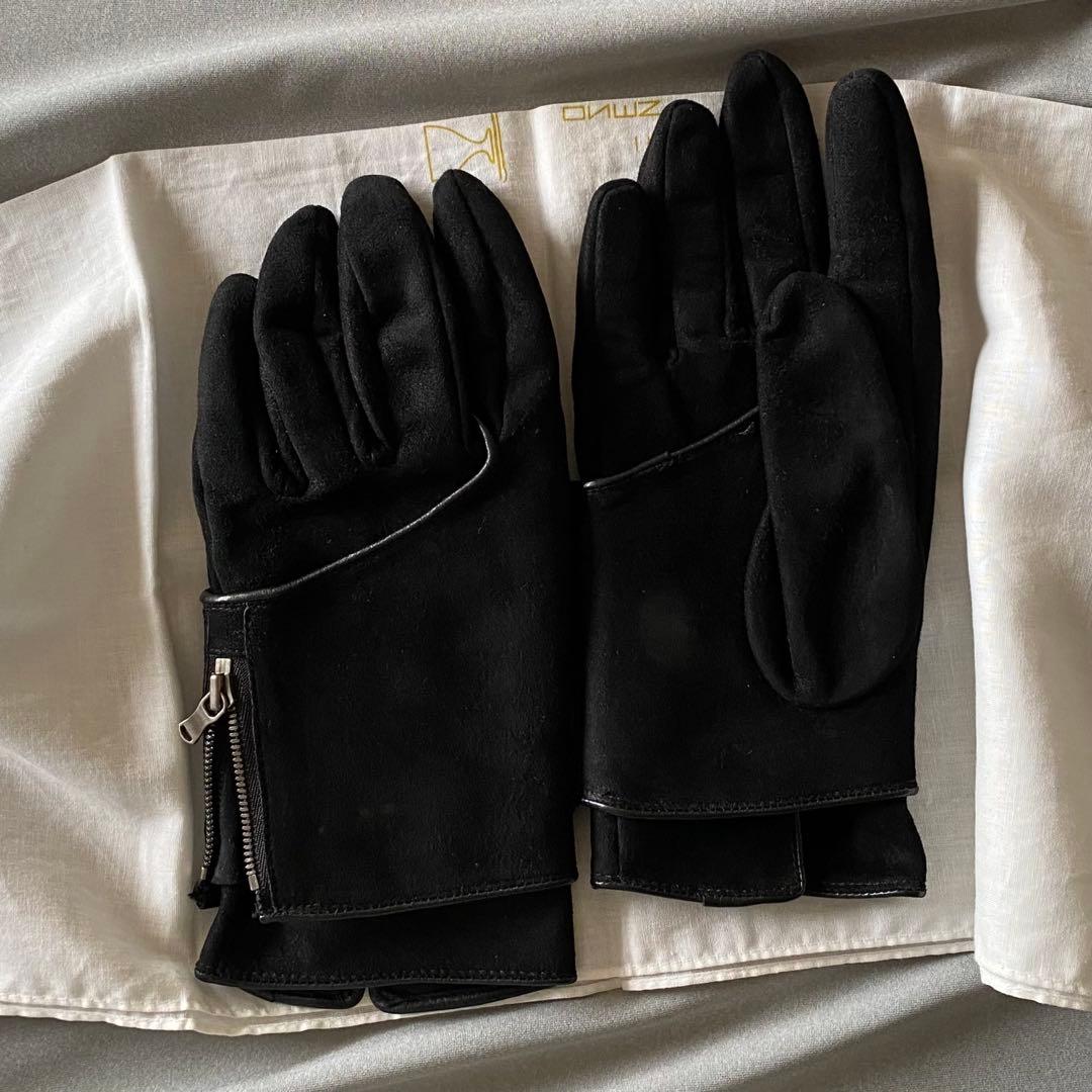 The Viridi-anne ビリジアン レザーグローブ 手袋 ヌバック