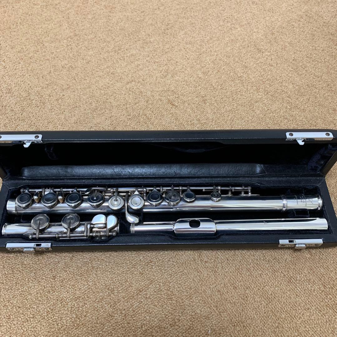 【良品】サンキョウ　調整済　シルバーソニック　フルート　ニューEメカ付　銀製