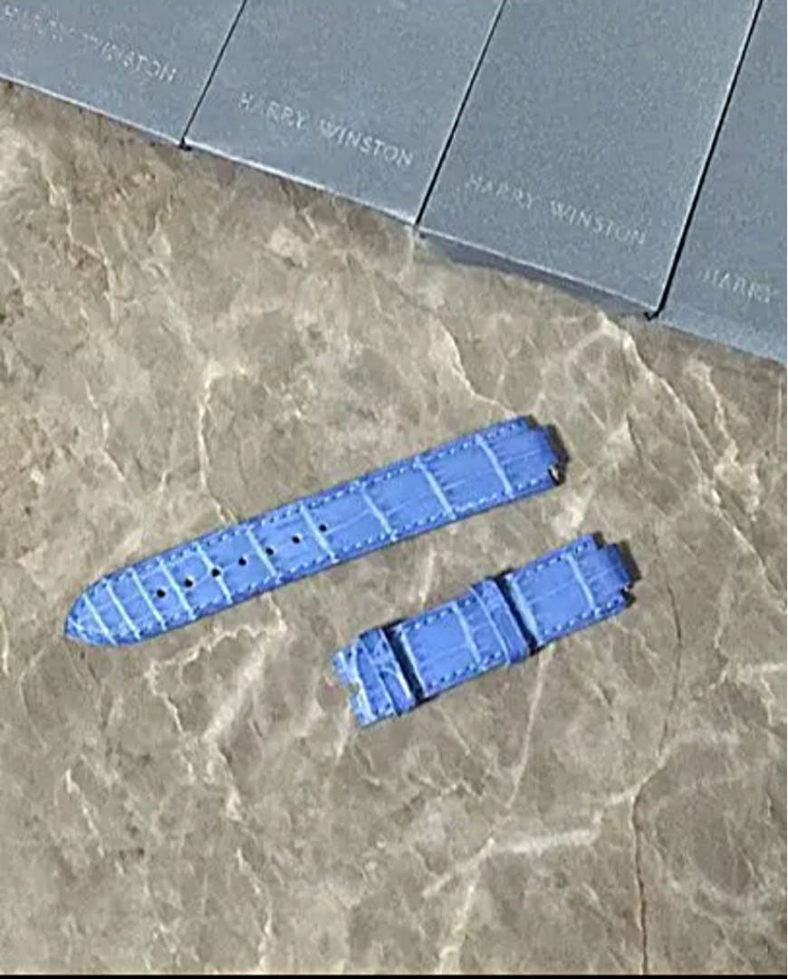 HARRYWINSTON♡プルミエール♡ブルー♡パープル♡クロコ♡時計♡ベルト♡