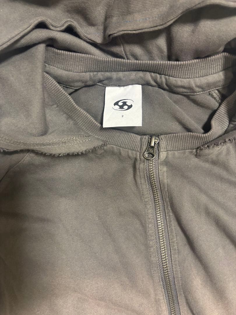 トップス SAN SAN GEAR Washed hoodie zip-up