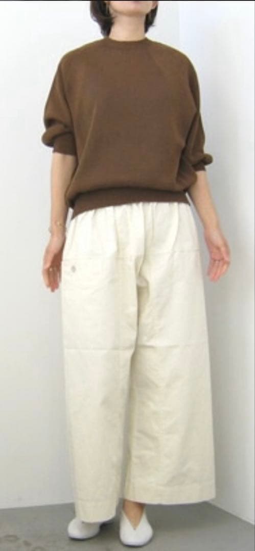 新品 トラバイユマニュアル コンパクトチノ シャムパンツ