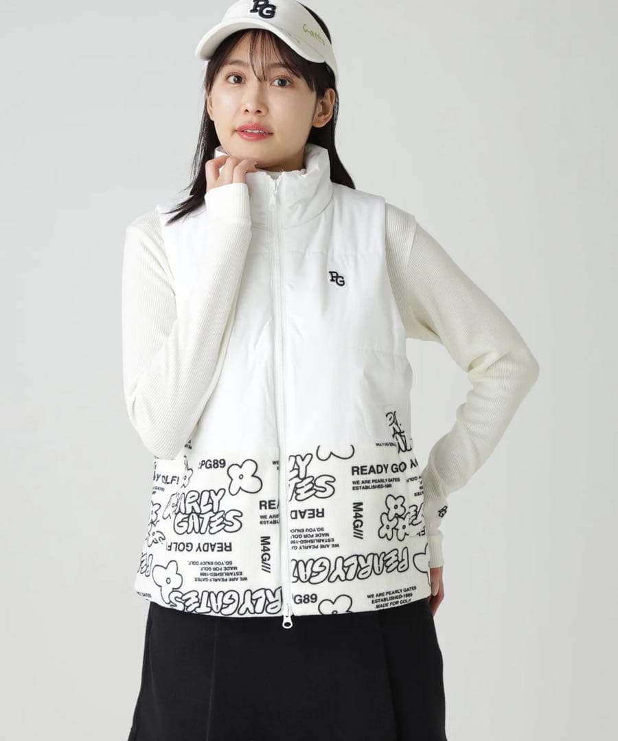 パーリーゲイツ　PG 新品ダウンベスト2025新作　アウター