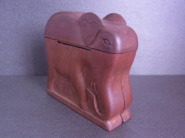 アールデコ　象　煙草入れ　タバコ　シガレットケース　置物　戦前　戦後　昭和レトロ