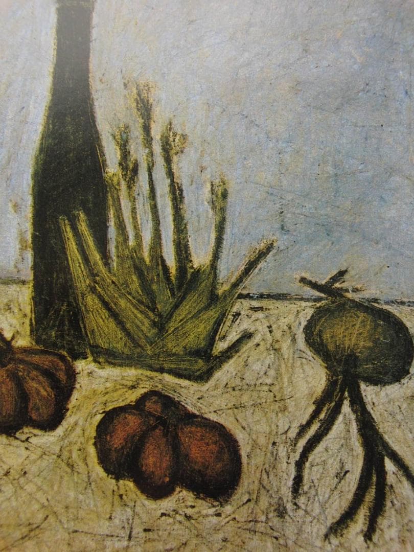 ベルナール・ビュッフェ、「Nature morte aux legumes」