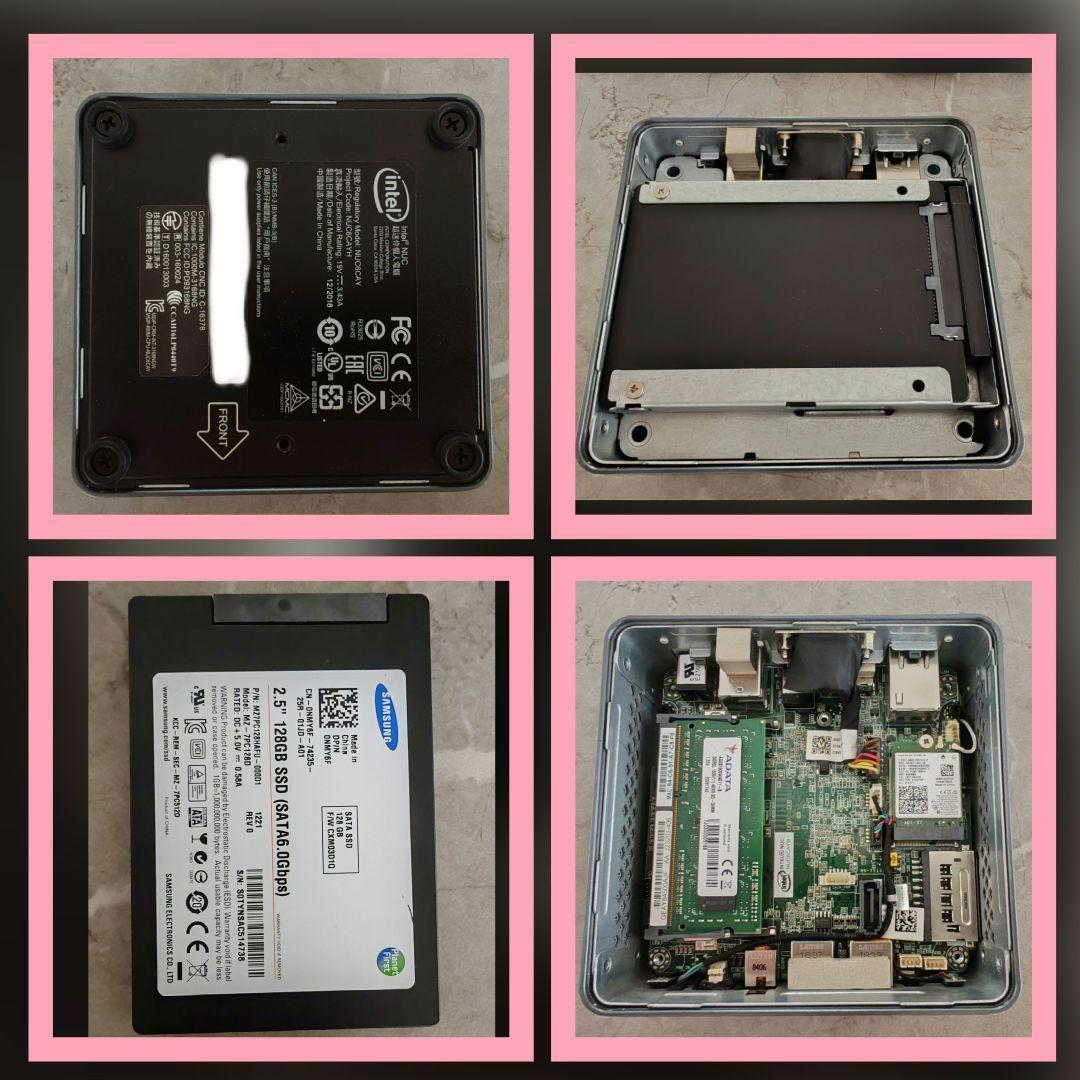 Intel NUC ミニPC Win10Pro SSD 128GB