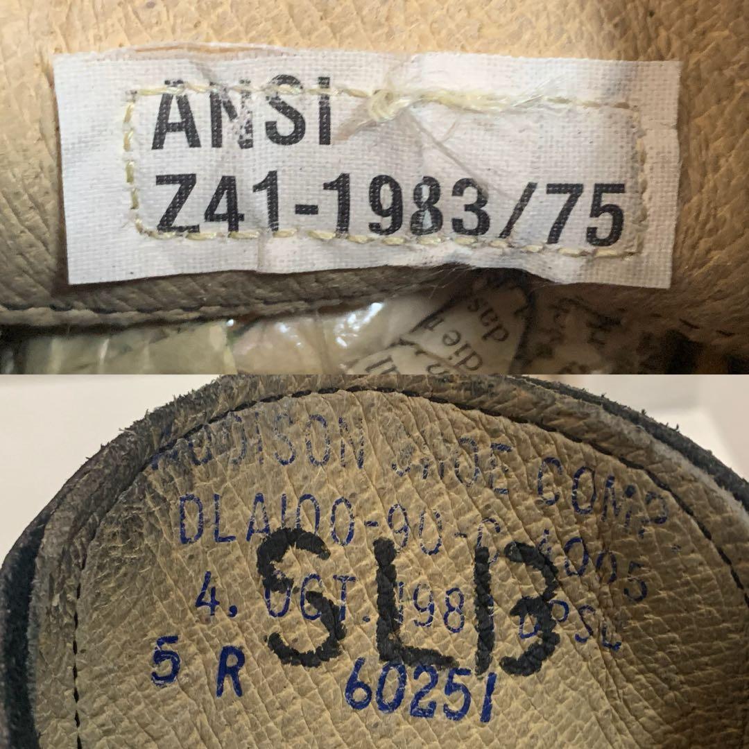 US VINTAGE 米軍 ADDISON SHOE COMP社製 レザーブーツ