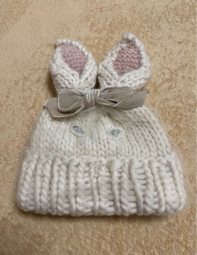 Ca4la うさぎ耳　ビーニー