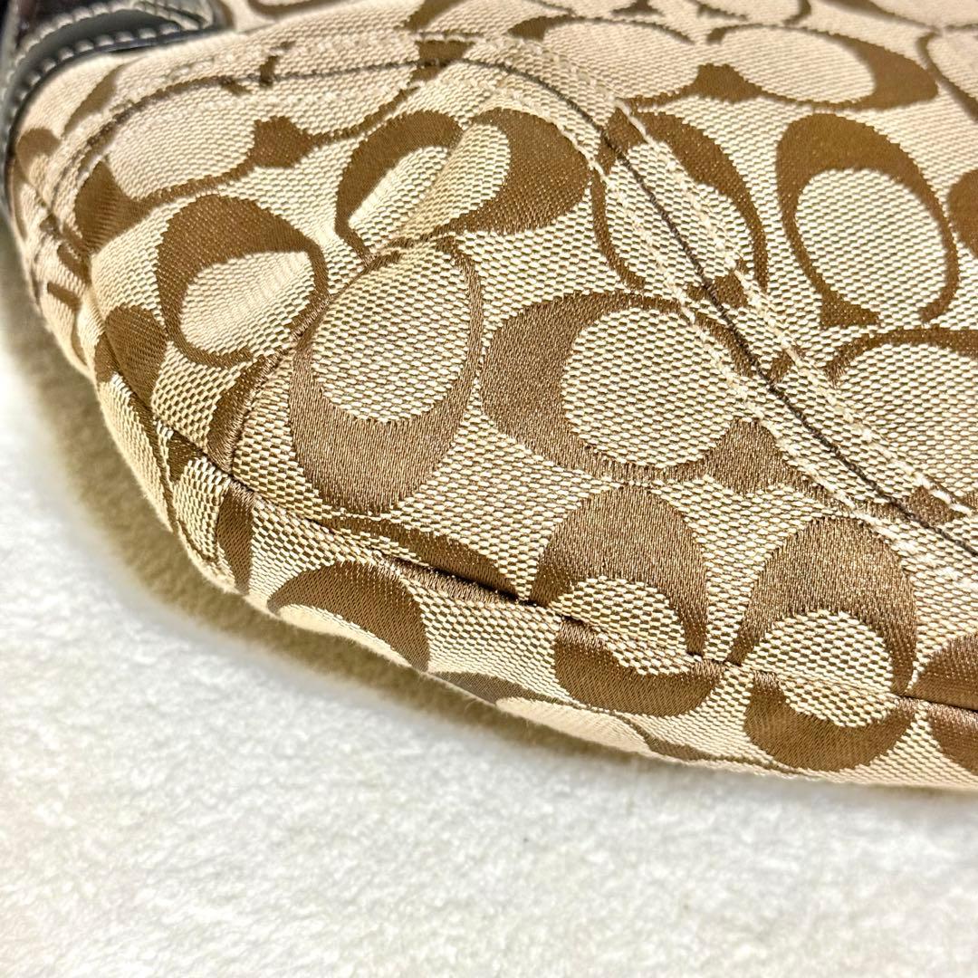 COACH ワンショルダー バッグ シグネチャー ブラウン系 6267