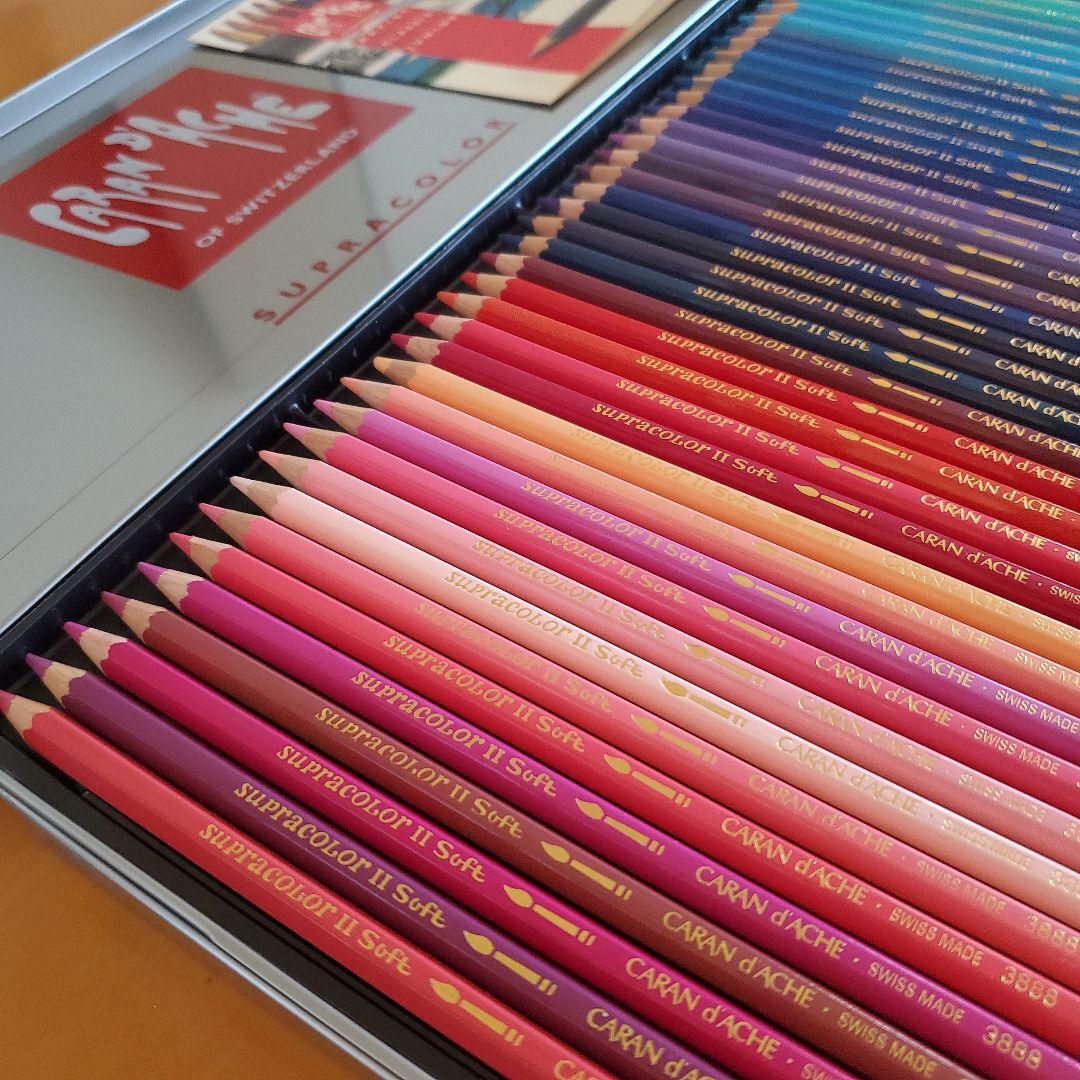 【Caran d'Ache】カランダッシュ 色鉛筆 120色 スプラカラーソフト