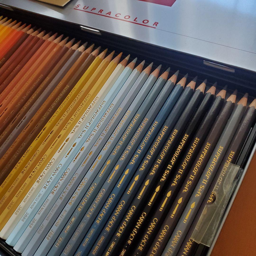【Caran d'Ache】カランダッシュ 色鉛筆 120色 スプラカラーソフト