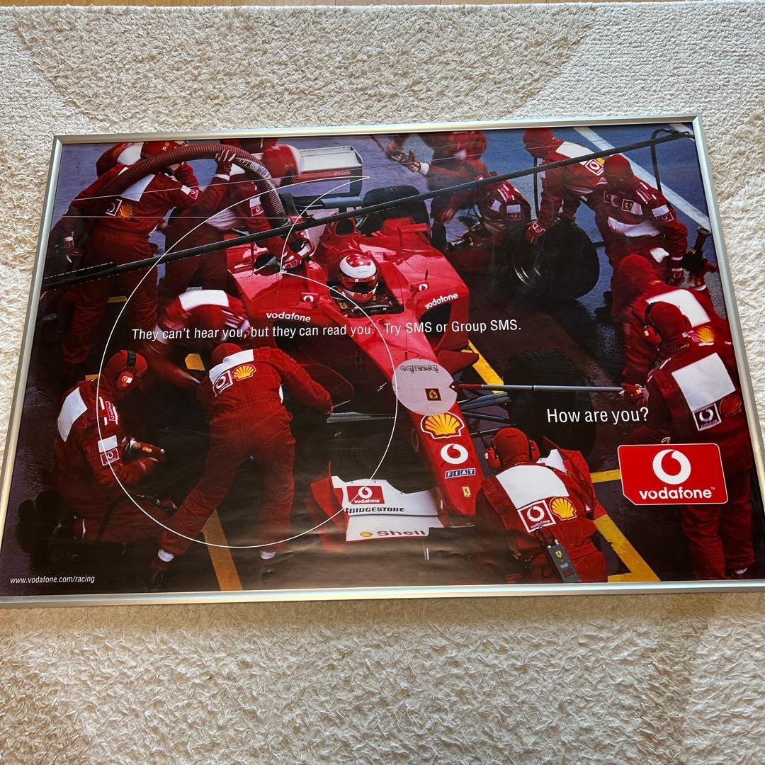 Vodafone Ferrari Racing 広告ポスター大判非売品3枚セット