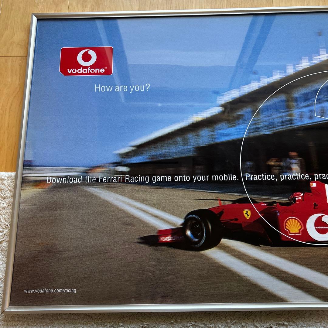 Vodafone Ferrari Racing 広告ポスター大判非売品3枚セット
