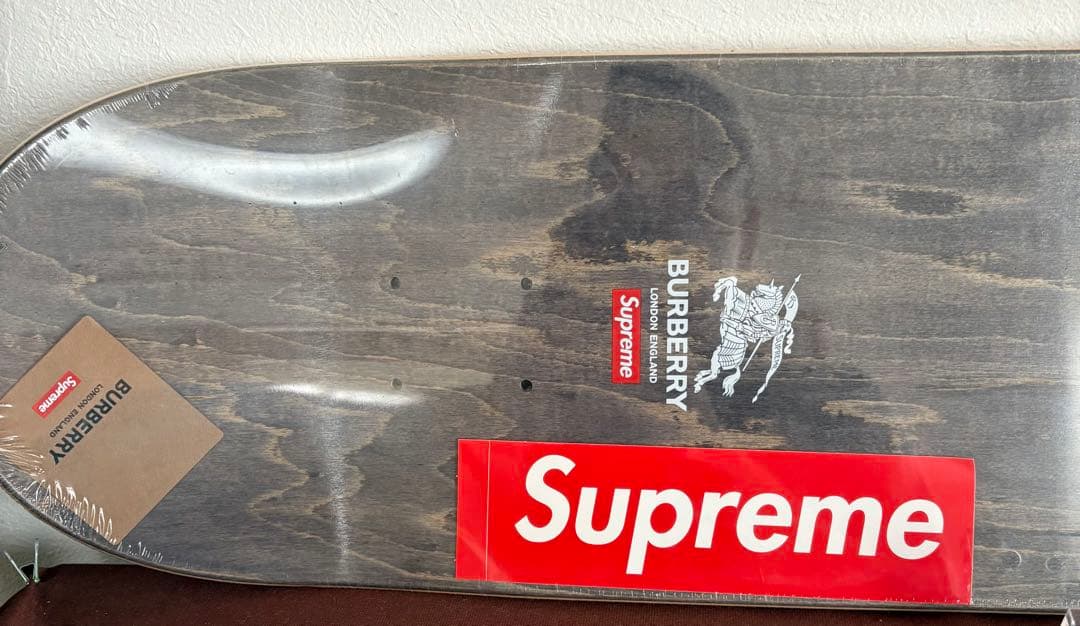 Supreme Burberry スケートボードデッキ　シュプリーム　バーバリー