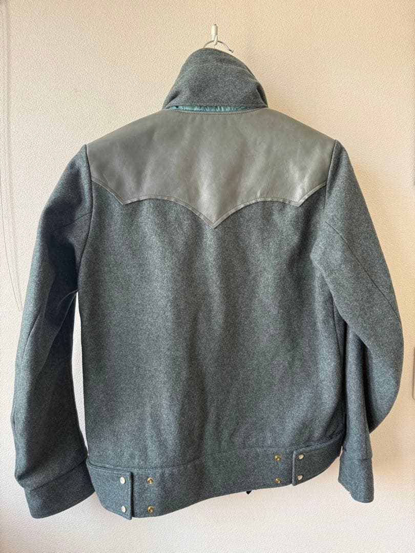 廃盤　Rocky Mountain Featherbed ウール&牛革ジャケット