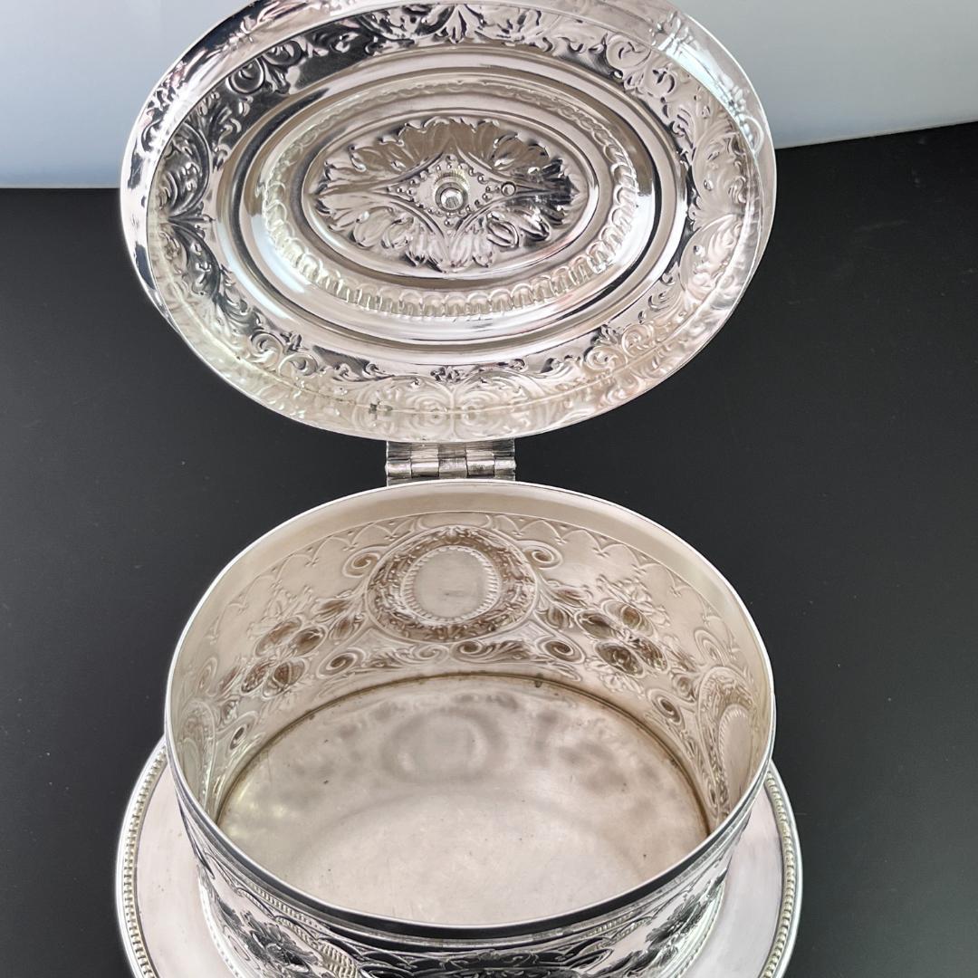 【Mappin & Webb】 ビスケットボックス/クッキージャー