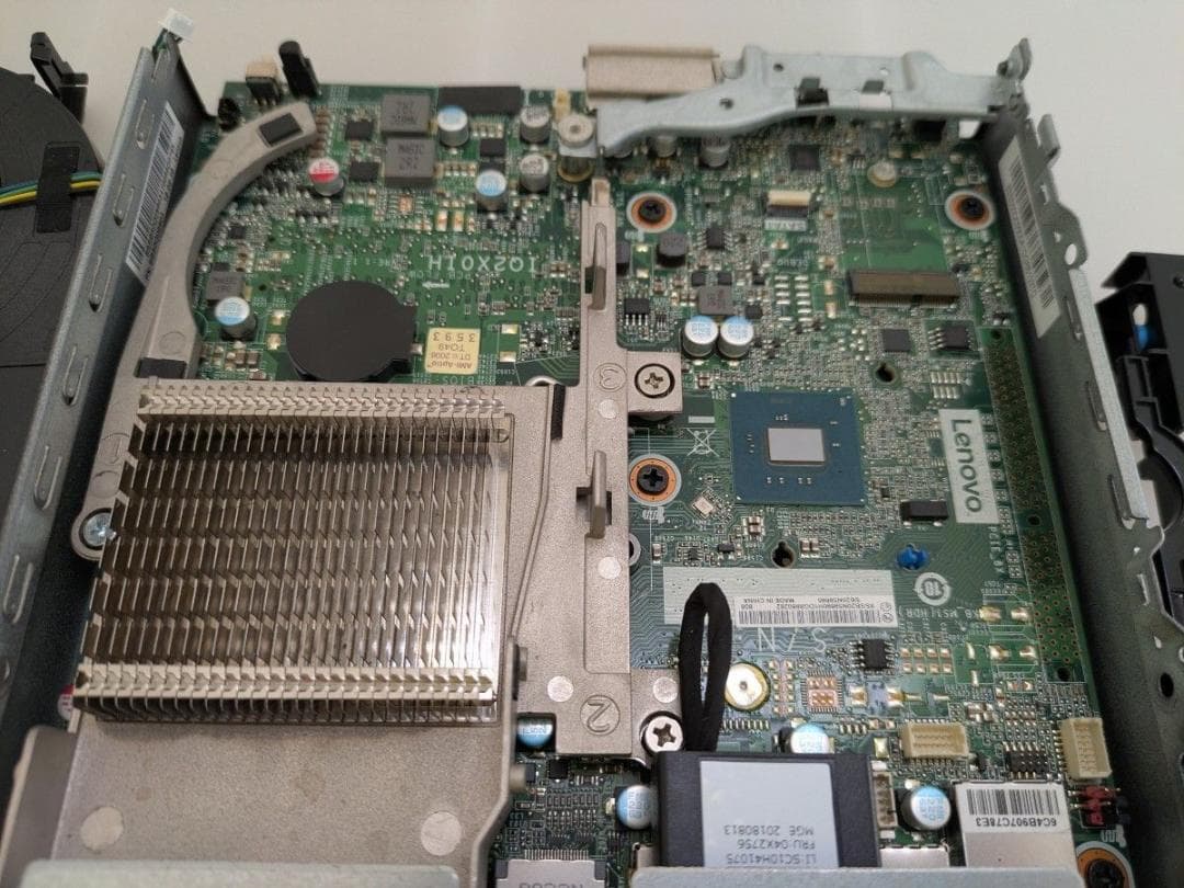 ミニPC Lenovo M710q i3-7100T 8GB SSD HDD