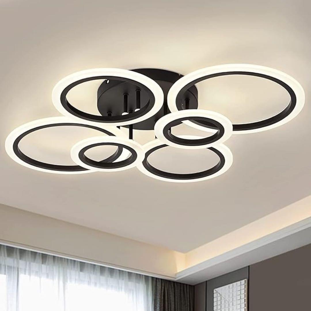 ❤️1品限り❤️LED シーリングライト お洒落 北欧 円形照明器具 無段階調光調色