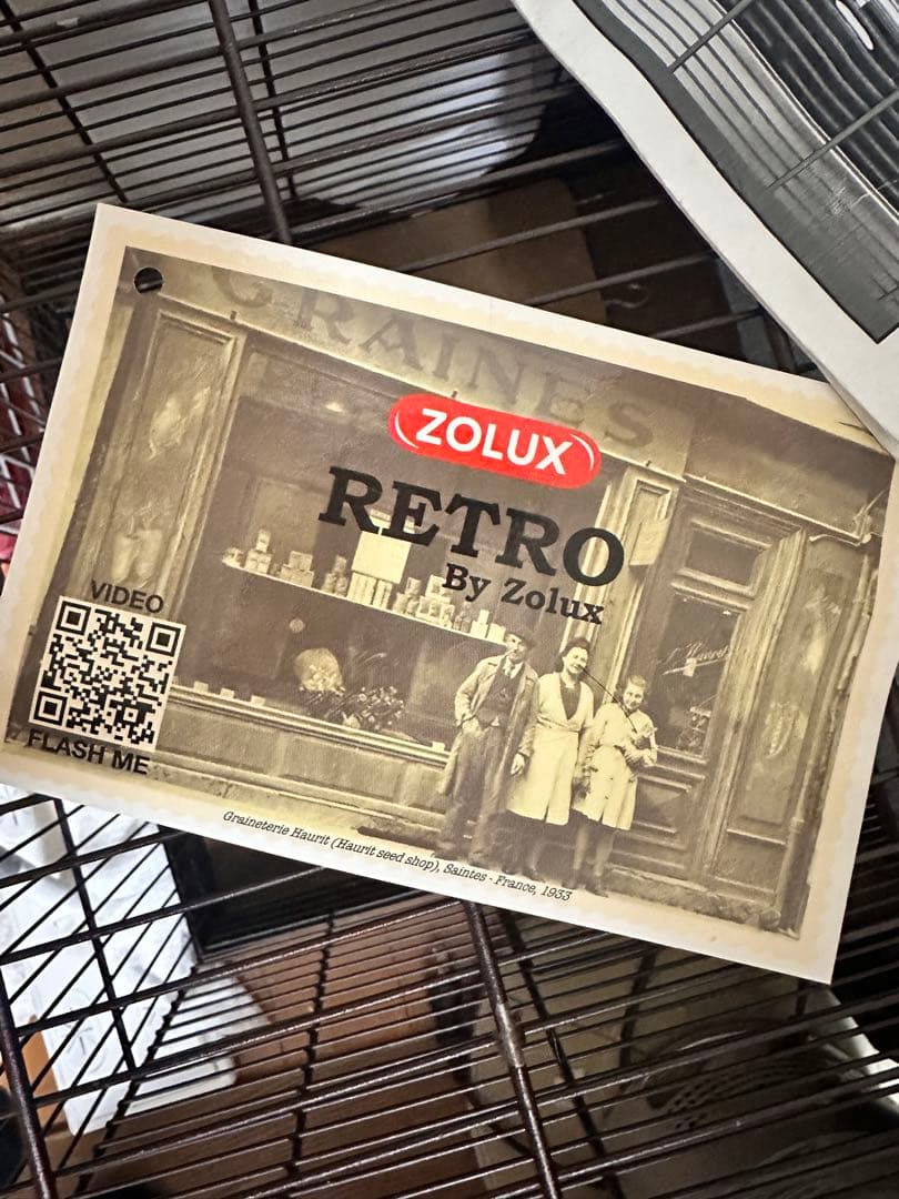 Zolux ヨーロッパ製 レトロ調 小動物用 ケージ