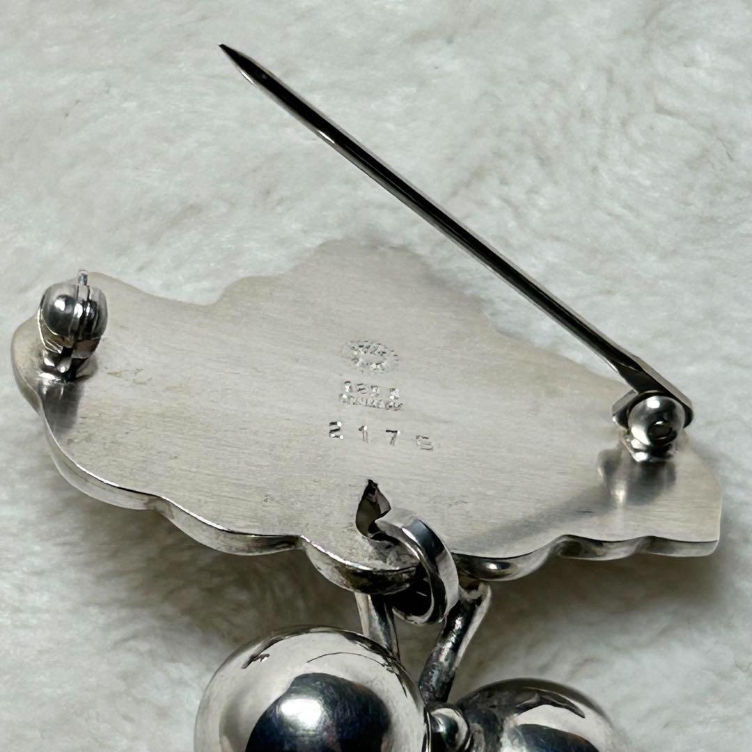 【お買得】 ジョージ• ジェンセン ムーンライトグレープ ブローチ SV925