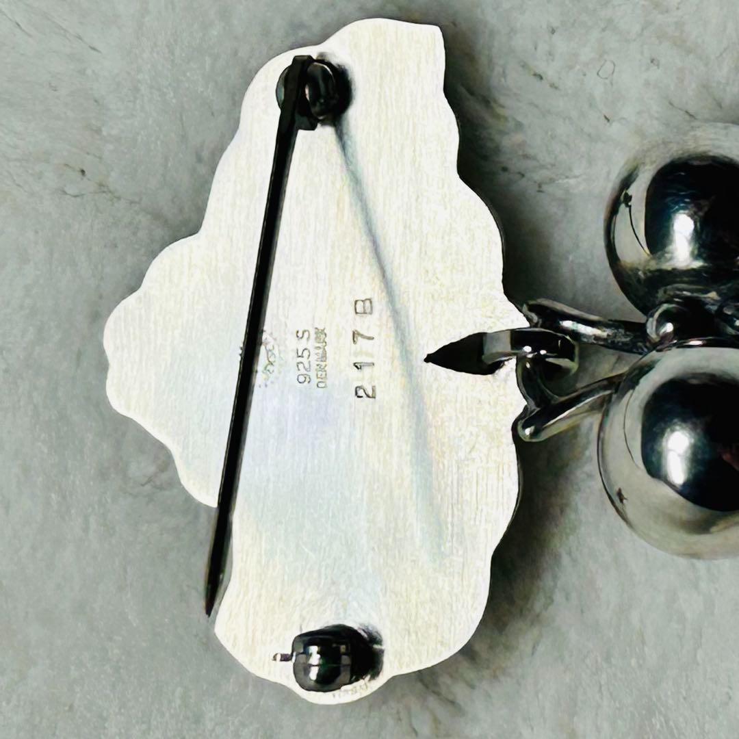 【お買得】 ジョージ• ジェンセン ムーンライトグレープ ブローチ SV925