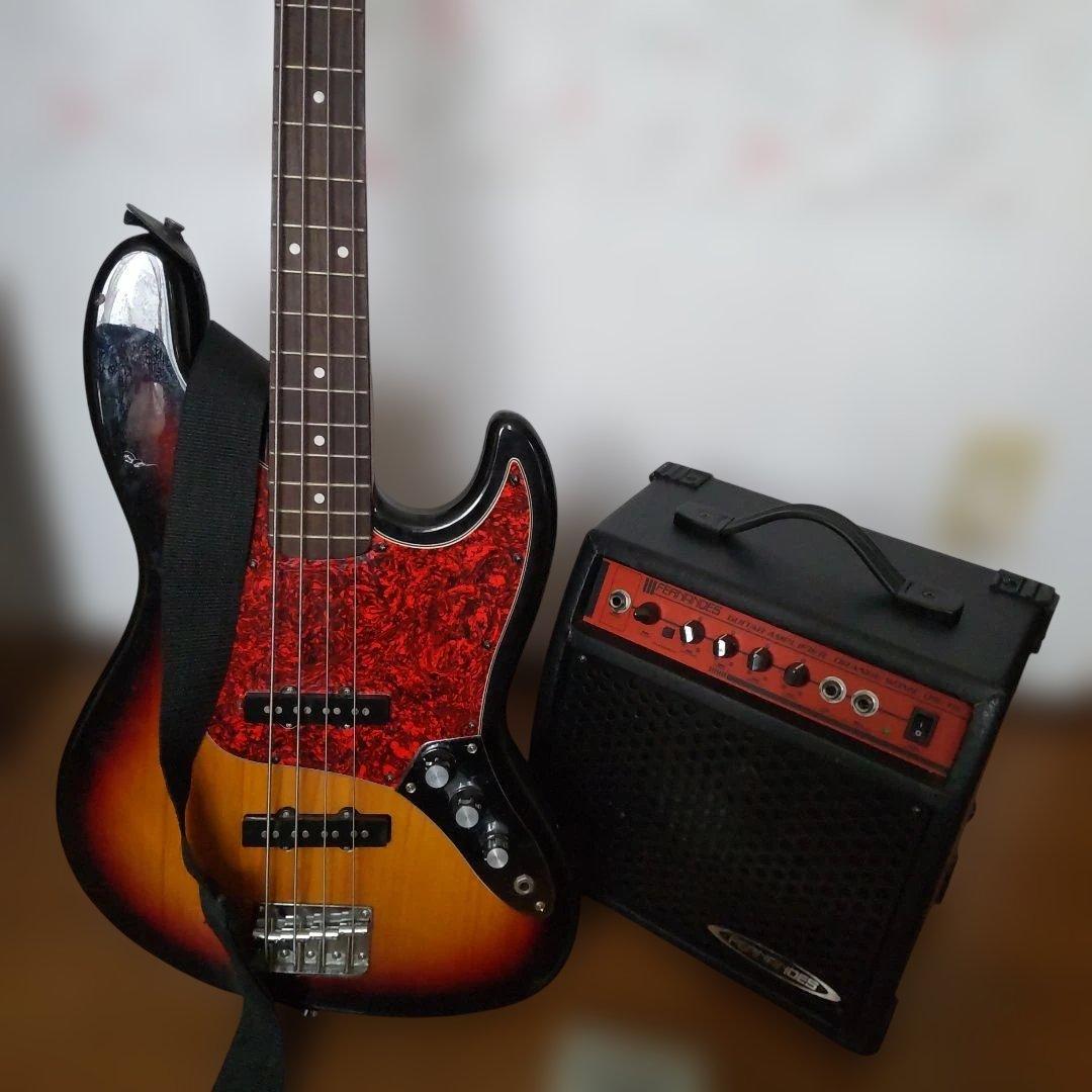 値下げ！Selderエレキベース Fernandes20W大型アンプ セット