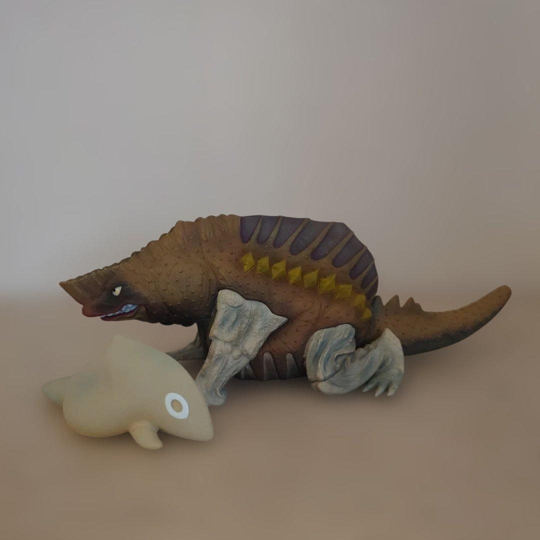 エクスプラス大怪獣シリーズ ガヴァドンB 少年リック限定ガヴァドンA付　美品