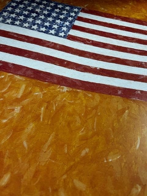 額装品/KFlag/ジャスパー ジョーンズ/アート/ポスター/インテリア