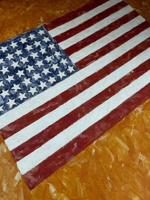 額装品/KFlag/ジャスパー ジョーンズ/アート/ポスター/インテリア