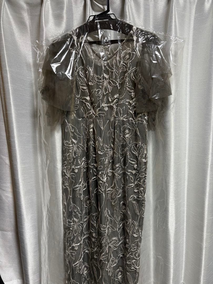 LERURE リルアー Fluffy sleeve pencil dress