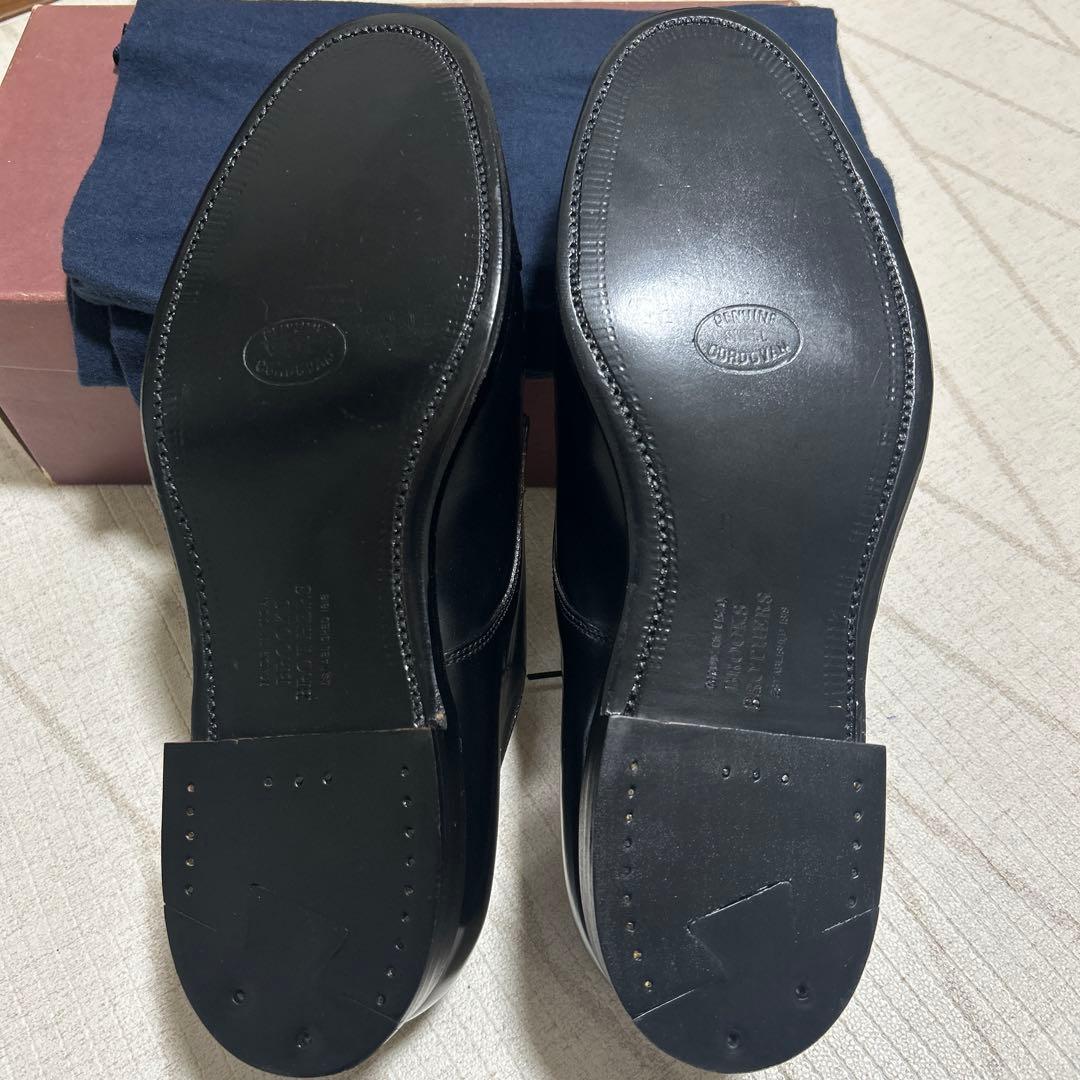 デッドストック　オールデン製　ブルックスブラザーズ　コードバンシューズ　9D