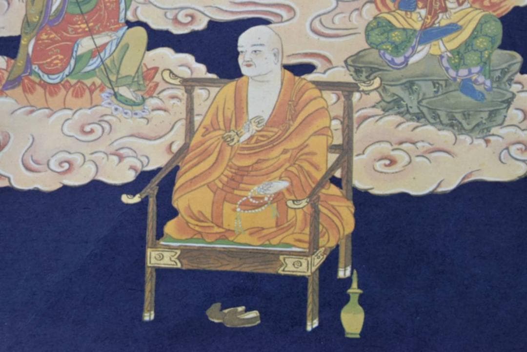 【複製】作者不詳/弘法十三佛図/十三仏図/工芸品/掛軸/名家伝来/AA-332