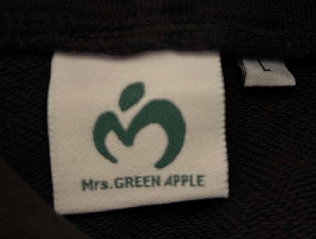 Mrs. GREEN APPLE Harmony パーカー Lサイズ　ブラック